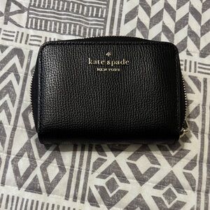 Kate Spade Black Textured Wallet